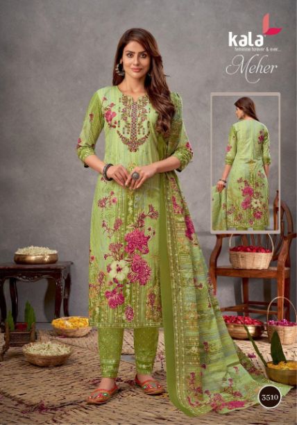 Kala Meher 6 Cotton Printed Daily Wear Designer Dress Material Collection